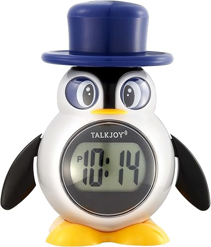 Horloge Parlante En Allemand Pour Enfant Horloge De Table Numerique Fonction Vocale Pingouin Reveil Reveil Pour Aveugles Lecture De L Heure Fonction Parlante Amazon Fr Montres