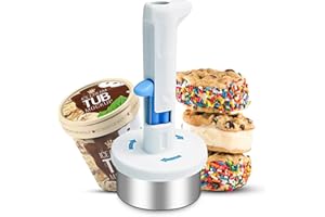Ice Cream Sandwich Maker Tool, Stainless Steel Ice Cream Cookie Sandwich Maker, Easy Release Sandwich Cookie Scoops, Creative