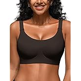 Cuteio Bras for Women No Underwire, Full Coverage Seamless Comfortable Bralette with Support and Lift, Wireless Padded Bra