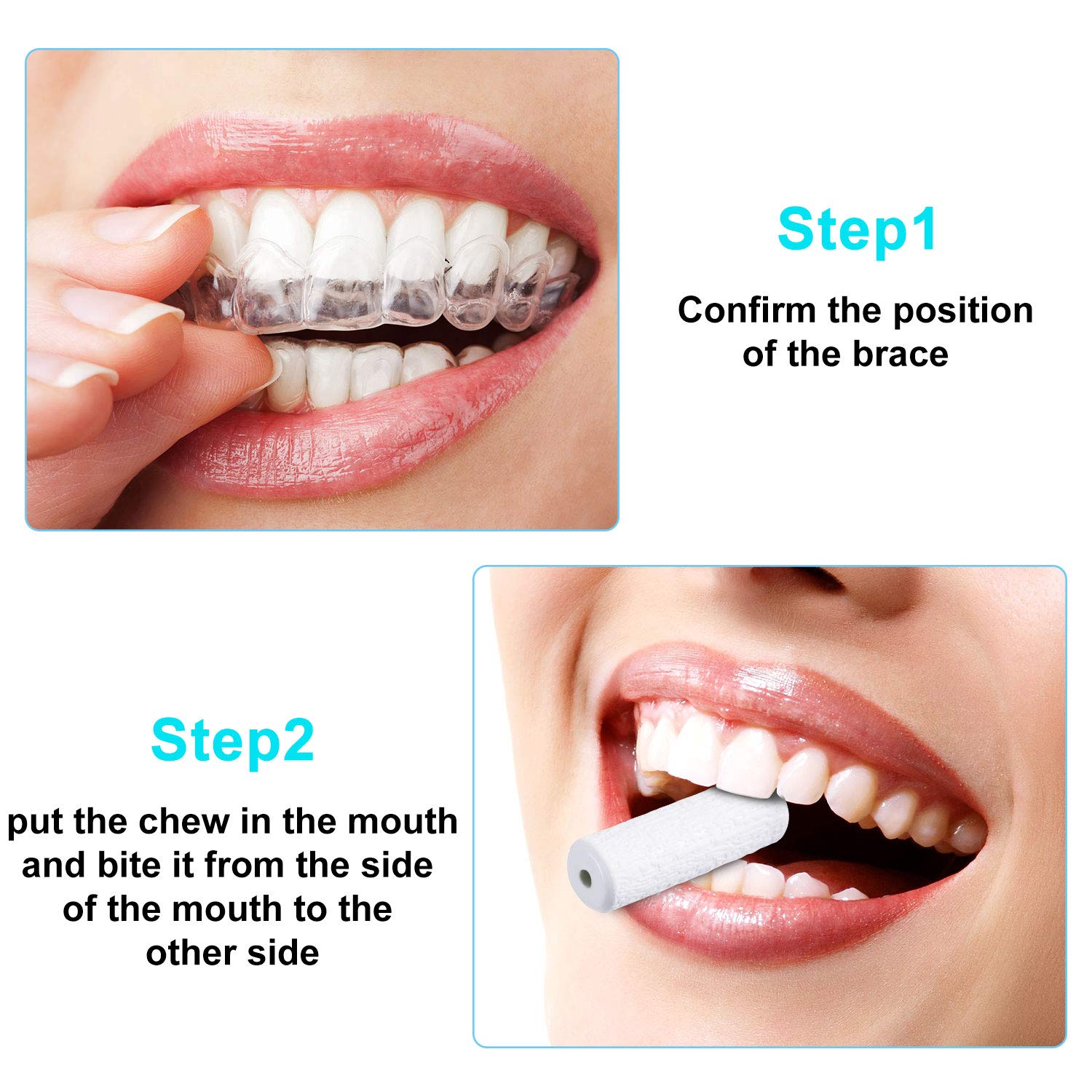 20 Pieces Aligner Tray Seaters Chewies for Aligner Trays Chompers Aligner Trays 5 Colors : Beauty