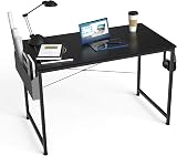 HOMIDEC Writing Desk 100x50x75cm with Storage Bag & Headphone Hook