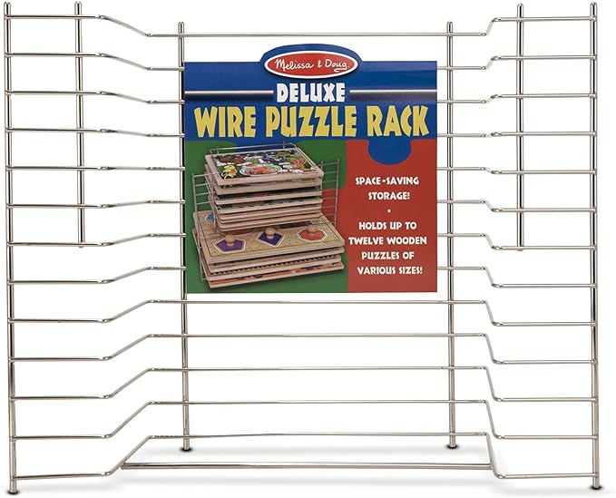 wooden puzzle rack