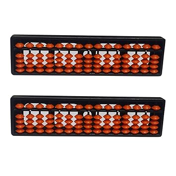 ABIRIA 15 Rod Orange Abacus KIT Set of 2