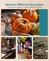RONXS Lighter Electric Windproof Plasma Lighter Candle BBQ Camping Champagne view 6