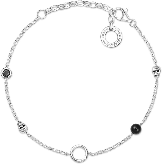 Thomas Sabo DamenCharmArmband Farbige Steine 925er Sterlingsilber