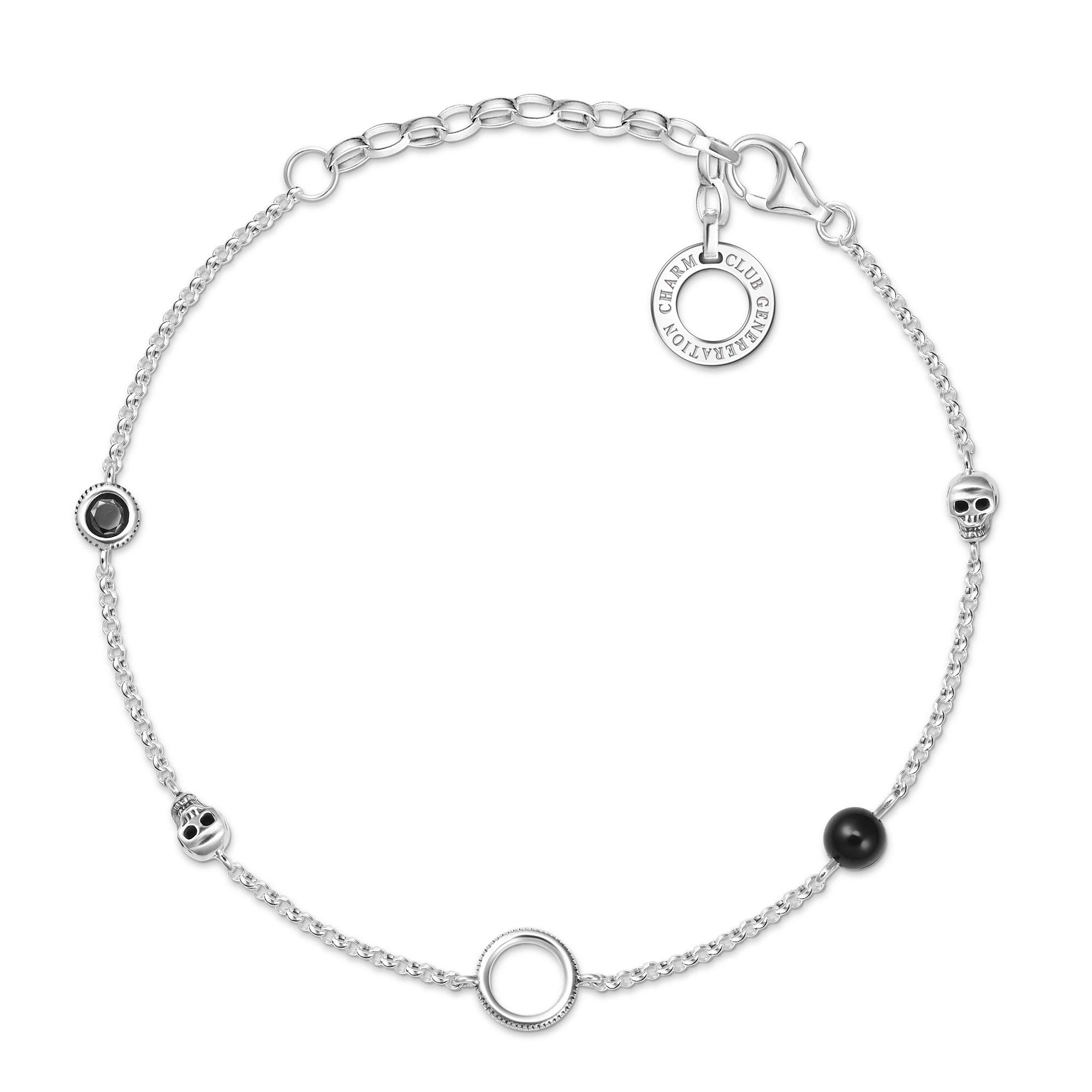 Thomas Sabo Women Silver Charm Bracelet X0275-641-11-L19v