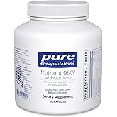Pure Encapsulations Nutrient 950 Without Iron | Supplement to Support Cardiovascular, Immune, and Cellular Health, Bones, Hormone Metabolism, and Carbohydrate Utilization* | 180 Capsules