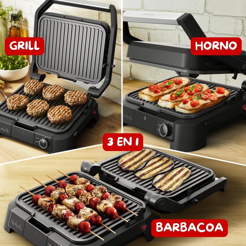 SuperGrill 3 em 1, grelha de 2000W