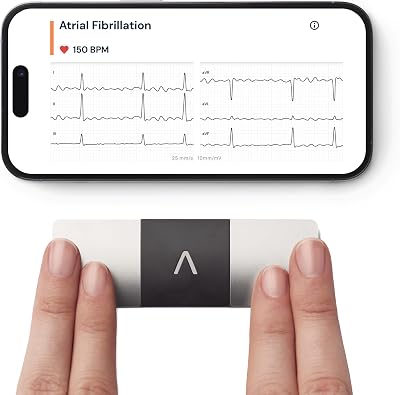 AliveCor KardiaMobile 6 Lead Personal ECG Heart Monitor NHS Trusted