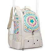 KAVIGOR Baseball Bag for Youth | Softball Backpack 50L Large Capacity with Shoe Compartment and 4 Bat Holders | Nova Flare Series