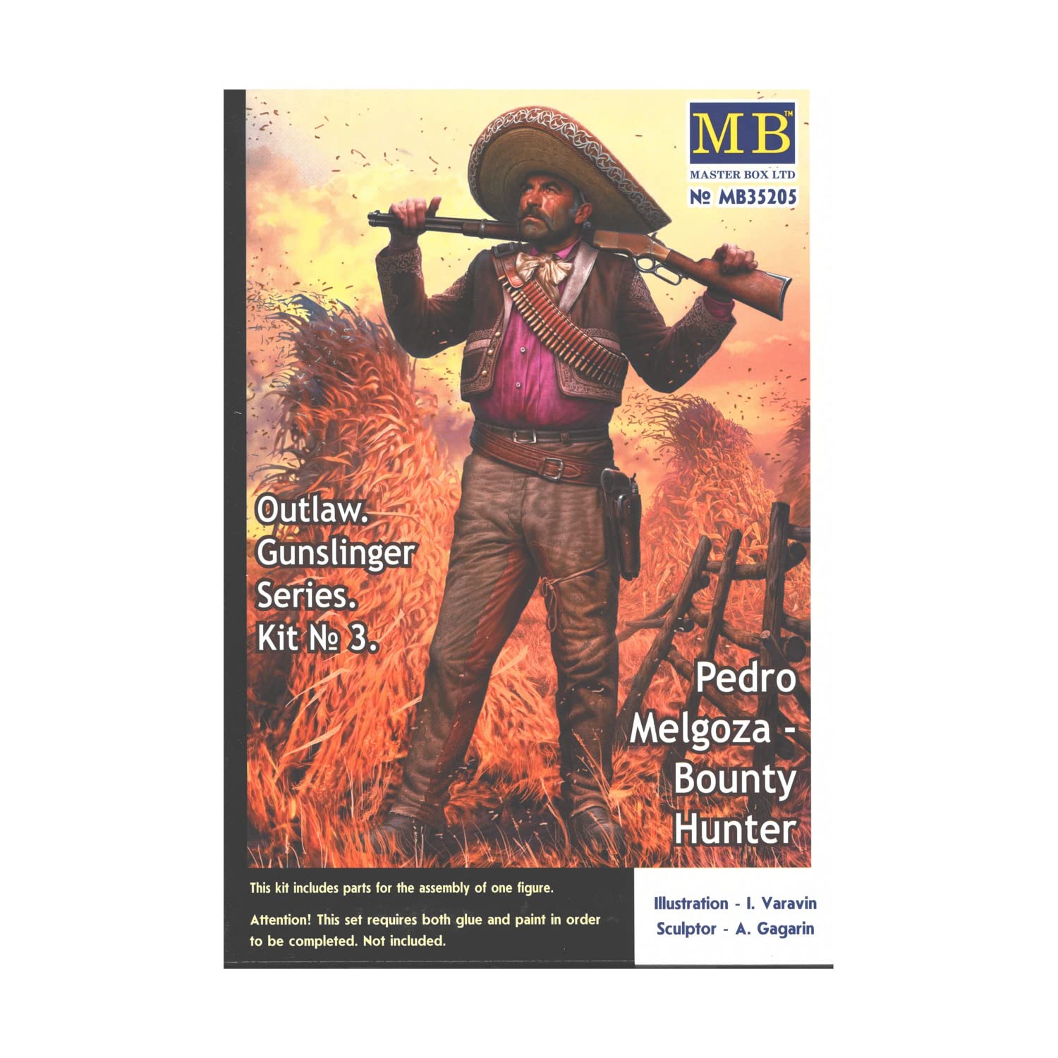 Masterbox 1:35 - Gunslinger 3 Pedro Melgoza, Bounty Hunter