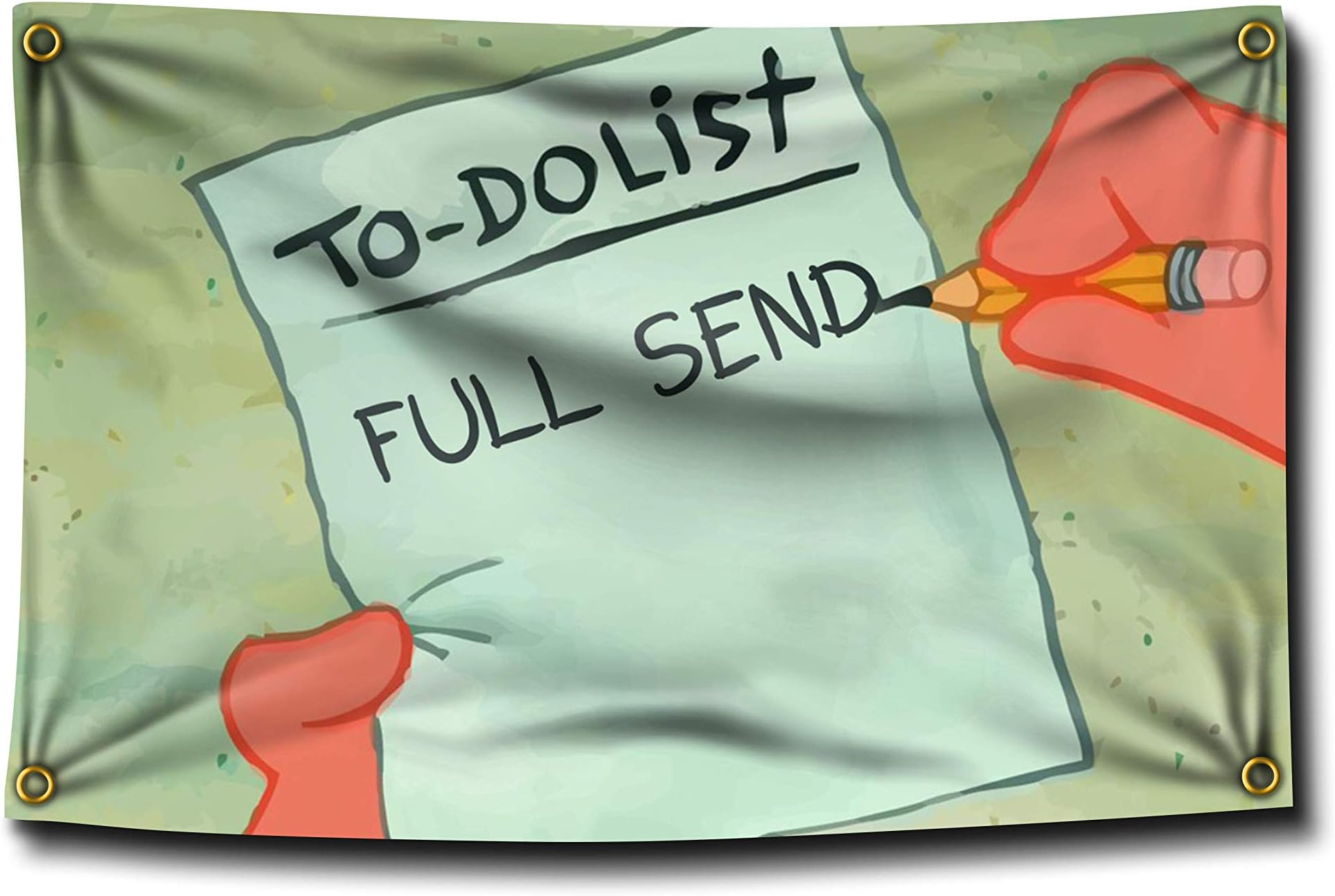 Banger - Patrick to Do List: Full Send 3x5 Feet Flag Banner for College Dorm