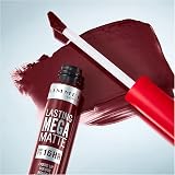 Rimmel London Lasting Mega Matte Liquid Lipstick Plum 810 7.4ml Vegan view 4