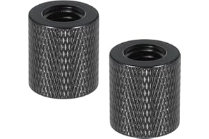 PATIKIL Tripod Screw Adapter 3/8" Female to 3/8" Female, 2 Pcs Tripod Nut Connectors Camera Mount Screw Camera Double Head Co