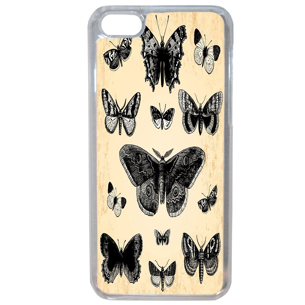 Lapinette Vintage Butterfly Hard Shell Case Apple iPhone 4