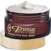 Premier Dead Sea Aromatic Body Butter – Passion Fruit, Hydrating Shea Body Butter for Women & Men, Moisturizing, Firming & Anti-Aging Cream for Dry Skin, Hand & Body, 5.95 Fl.oz