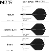 Red Dragon Nitro Flite Integrated Flight & Shaft System No.2 Black Medium Length view 4