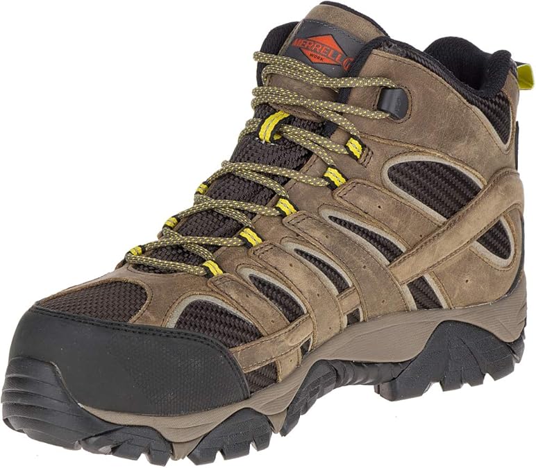 men's moab 2 vent waterproof comp toe work shoe