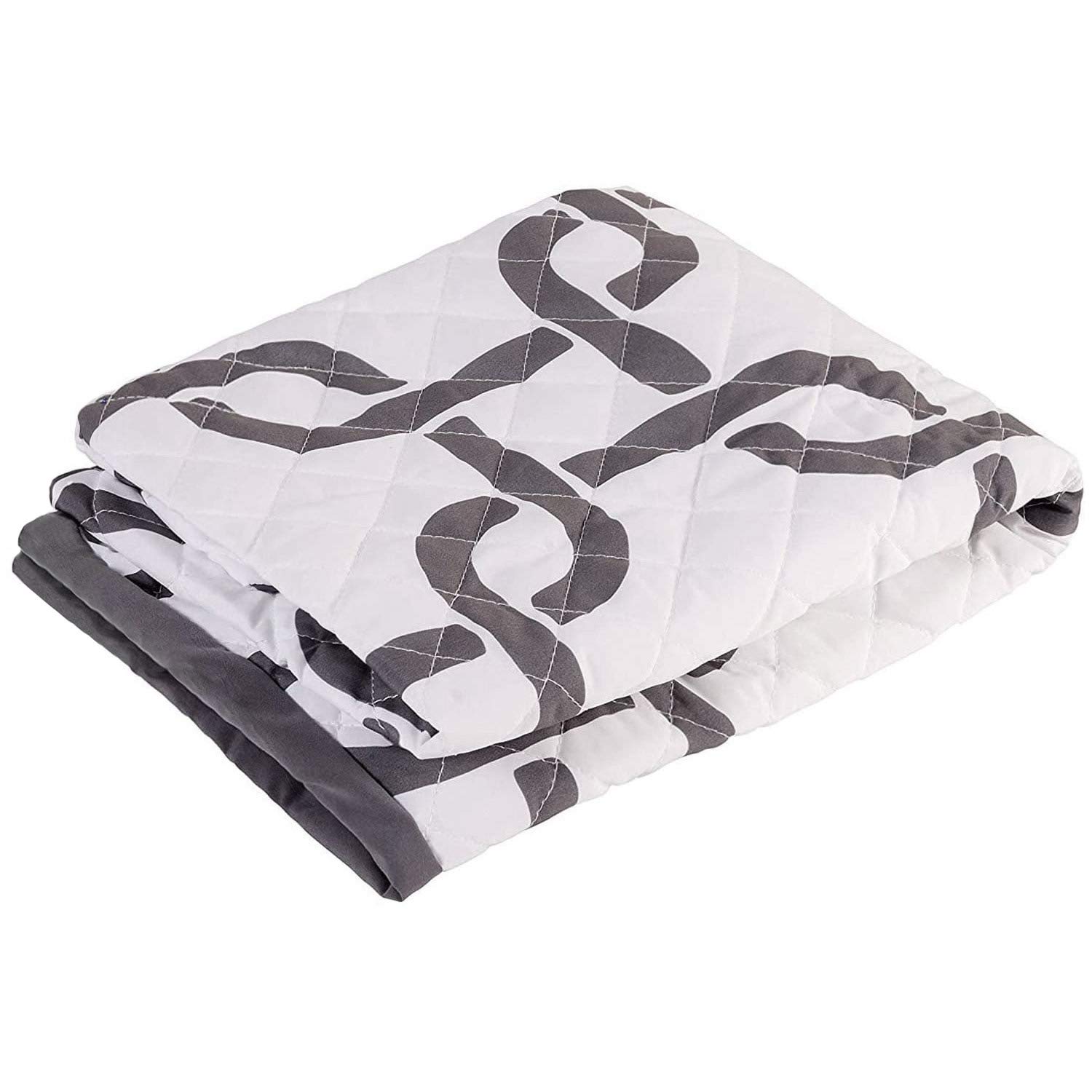 Photo 1 of *** some damage **** HealthSmart Wedge Pillow Cover for Bed Wedges, Wedge Pillow Case, with Rip & Spill Protection, Fits 24 x 24 x 7 Inch Wedges, Gray Links (Pack of 60)