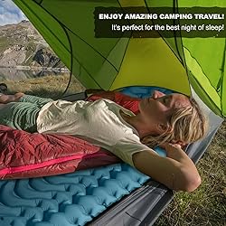 MEETPEAK Camping Sleeping Mat, Inflatable Sleeping