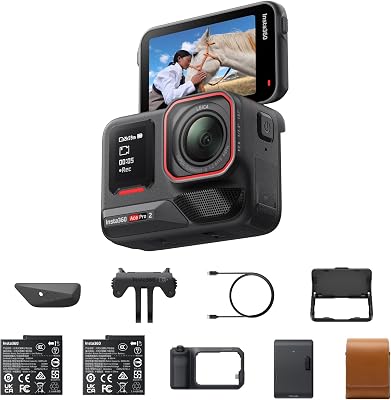 Ace Pro 2 Fast Print Pack – Câmara 8K Impermeável de 1/1,3", desenvolvida em conjunto com Leica, com Dual AI Chip, Grande Desempenho, Xplorer Pro Grip e Impressora Portátil