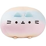 GUND Pusheen Rainbow Round Pusheen Squisheen Plush, Squishy Stuffed Animal for Ages 8 and Up, Rainbow, 11”