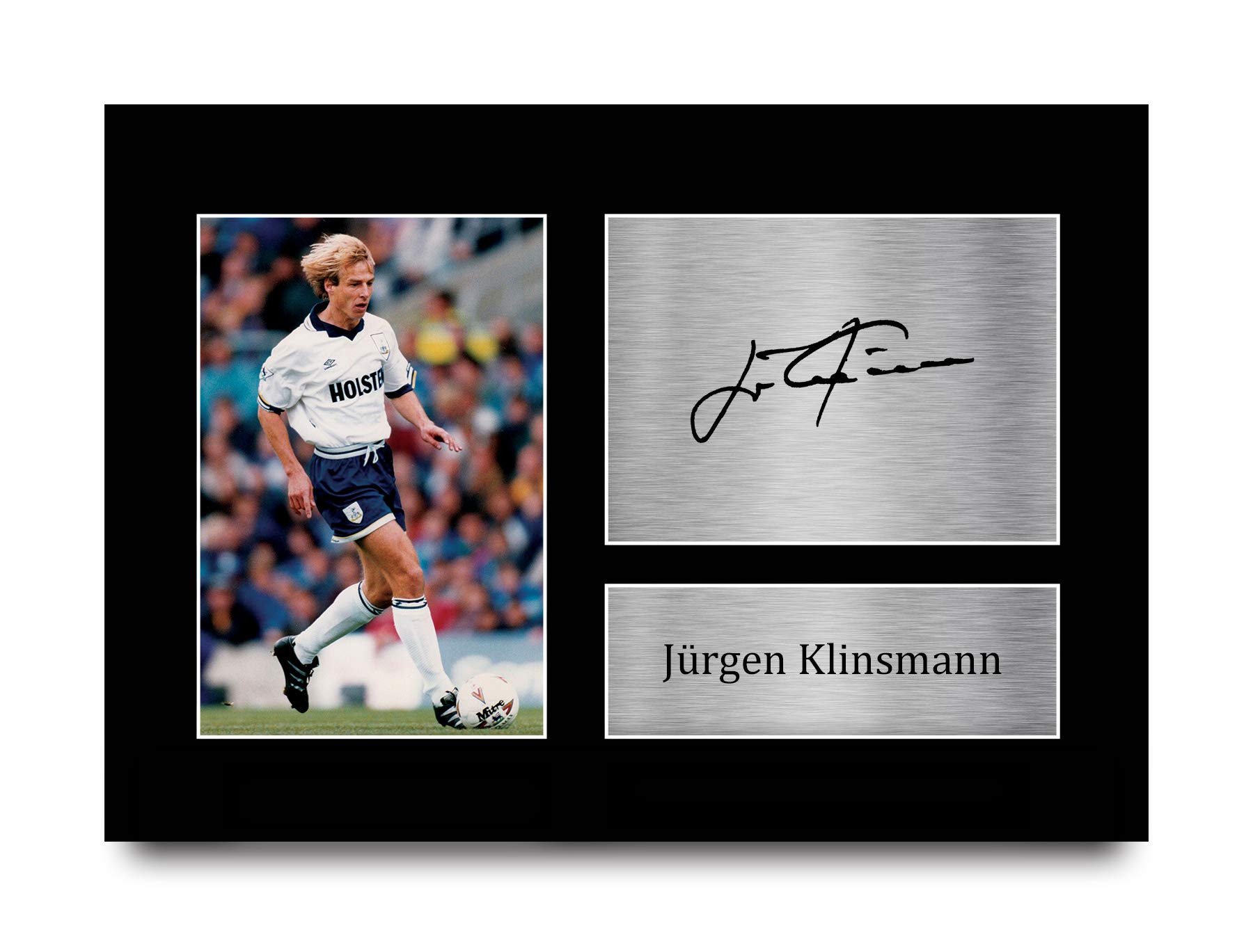 HWC Trading A4 Jurgen Klinsmann Tottenham Hotspurs Spurs Gifts Printed Signed Autograph Picture for Fans and Supporters - A4 โ image 1