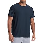 CRZ YOGA Cloudweight Crewneck Shirts for Men - Comfy Lightweight Workout Casual Athletic Short Sleeve T-Shirts