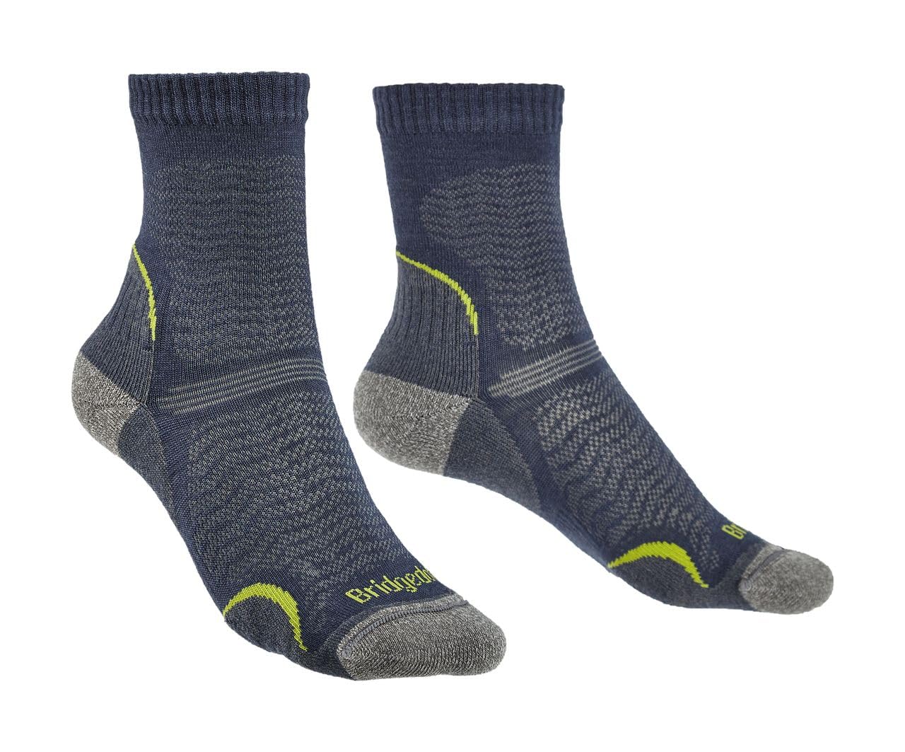 Bridgedale HIKE Ultralight T2 Merino Performance Original Crew-Women's- Small-Denim