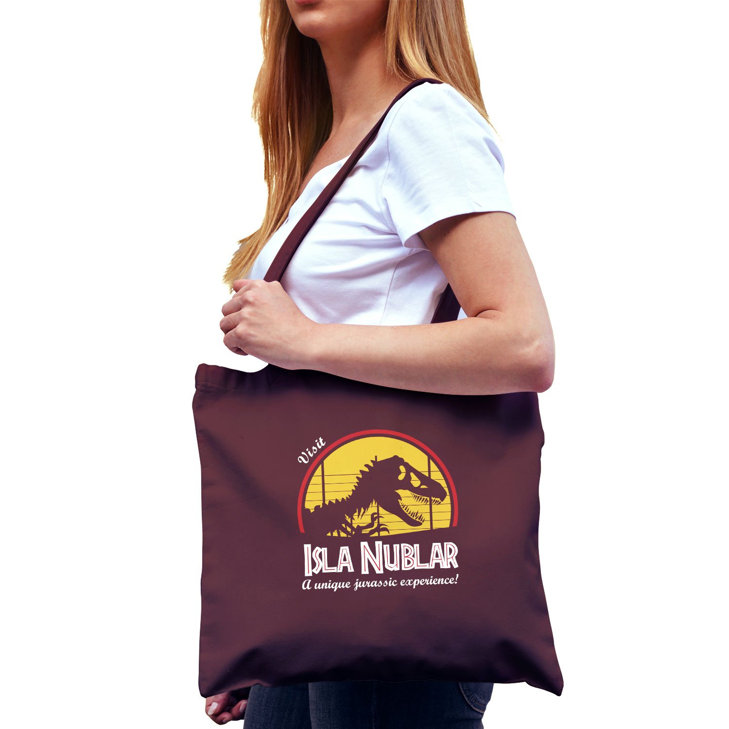 NERDO Unisex Adult VEND-197794 Fabric Bag, Brown, 38 cm x 42 cm