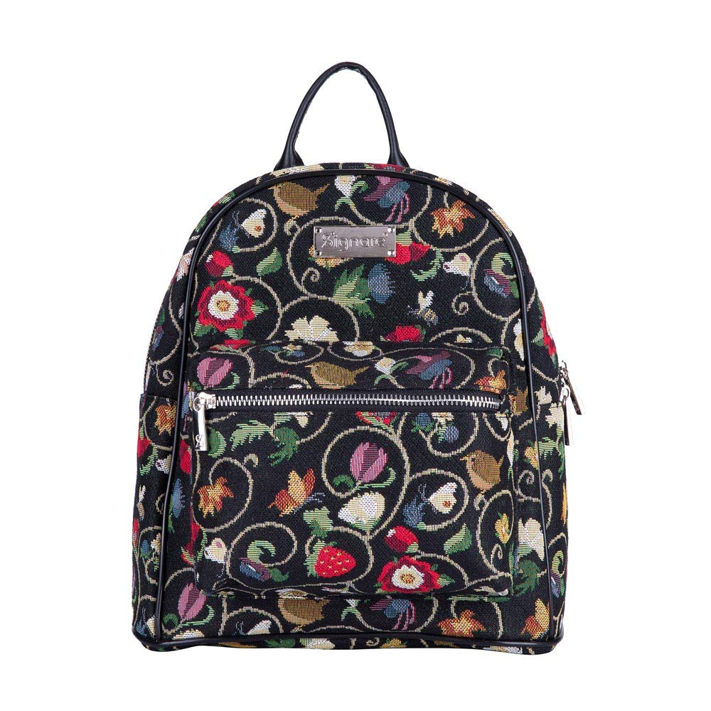 Signare Tapestry Casual Backpack Rucksack Women School Bags with Vintage Design (Jacobean Dream, DAPK-JACOB)