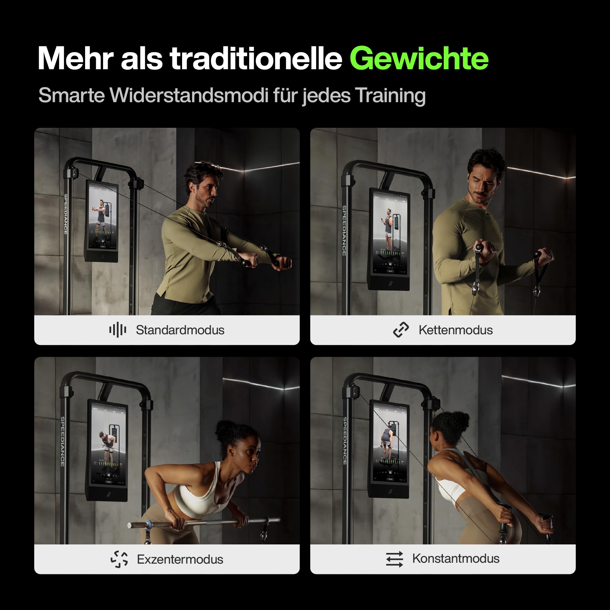 Speediance Gym Monster 2 Smart Home Gym, Upgraded AI-Powered Home Workout Maschine, Multifunktionale Smith Maschine, Ganzkörper-Krafttraining Fitnessgeräte, All-in-One Workout (GM2 Works Plus) 9