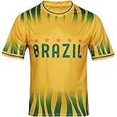 SINLEISI 2026 World Cup Fan Soccer Jersey - Argentina,Brazil,Mexico,Canda & USA