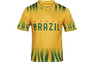 SINLEISI Fan Soccer Jersey for Copa America 2024 Fan Soccer Jersey - Argentina,Brazil,Mexico,Canda & USA