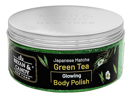 Bryan & Candy New York Green Tea Body Polish with Microbeads to Gently Exfoliate (200gm)