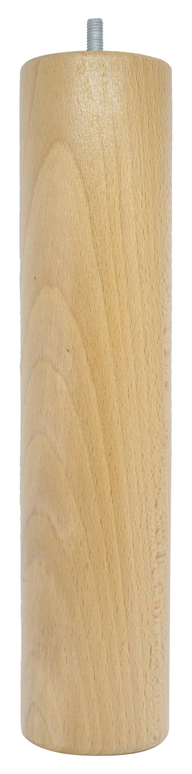 La Fabrique de Pieds Set of 4 Bed Legs Wood - Light Varnished - H300 mm Ø70 mm