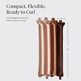 Kitsch Satin Heatless Curling Rod Jumbo Flexi Rods Rosewood 4pk view 4