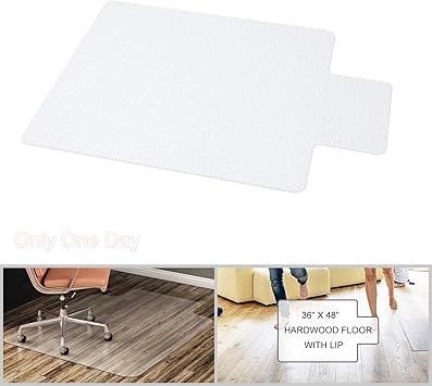 Amazon Com Youkada Chair Mat Office Chair Mat For Hard Floor Desk Chair Mat Hard Floor Protector With Lip For Floor 90 X 120 Cm 36 X 48 Inches Office Products