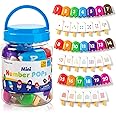 Odoorgames Numbers 1-20 Popsicles, Educational Number Toys for Toddlers, Colorful Number Matching Game