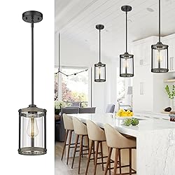 Osimir Farmhouse Pendant Light Fixtures, 1-Light