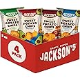 Jackson’s Sweet Potato Kettle Chips Avocado Oil Variety Pack made with Premium Oils (5 oz, Pack of 4) - Allergen-friendly, Gluten Free, Peanut Free, Vegan, Paleo Friendly - Shark Tank Product