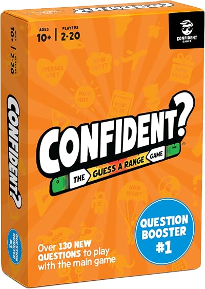 CONFIDENT? Expansion Pack New Trivia Questions Booster Pack #1 for Families