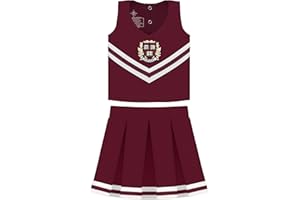 CREATIVE KNITWEAR College Baby NCAA Officially Licensed Toddler/Youth Cheerleader Dress - Team Logo, Multiple Colors, for Girls (2T - 8 Years)