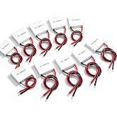 Diymore TEC1-04902 Thermoelectric Cooler Peltier Module, 5V 10W 2A, 20mm x 20mm Heatsink,Compatible with Gaming Consoles,10 Pack Used in Electronic Devices,Small Refrigeration Systems,and More