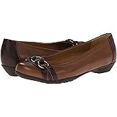Comfortiva Posie - Soft Spots - Flats for Women - Leather Upper - Synthetic Lining - Rubber Outsole - Durable Tobacco Silk Sheep Ionic 6 W (D)