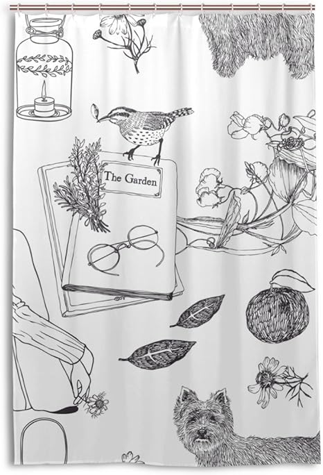 Amazon Nataxシャワーカーテン 防カビ 防炎 1 カーテンリング付属 おしゃれ シンプル黒白 イラスト浴室 洗面所 目隠し用 間仕切り バス用品 取付簡単 シャワーカーテン ホーム キッチン オンライン通販 Amazon Nataxシャワーカーテン 防カビ 防炎 1 カーテンリング付属 おしゃれ シンプル黒白 イラスト浴室 洗面所 目隠し用 間仕切り バス用品 取付簡単 シャワーカーテン ホーム キッチン オンライン通販