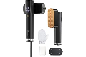 Steamer for Clothes, Sundu Portable 2-in-1 Steamer & Iron, 15s Fast Heat-up, 100ml Water Tank, Ironing Gloves, 20 Min Continu