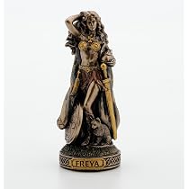 Wikinger Deko Genmaiwodeshisb Nordische Gott Harzstatue Skandinavische Pantheons Nordische Götter Figur Handwerk Wikinger Mythologie Zuhause Weinschrank God Of War