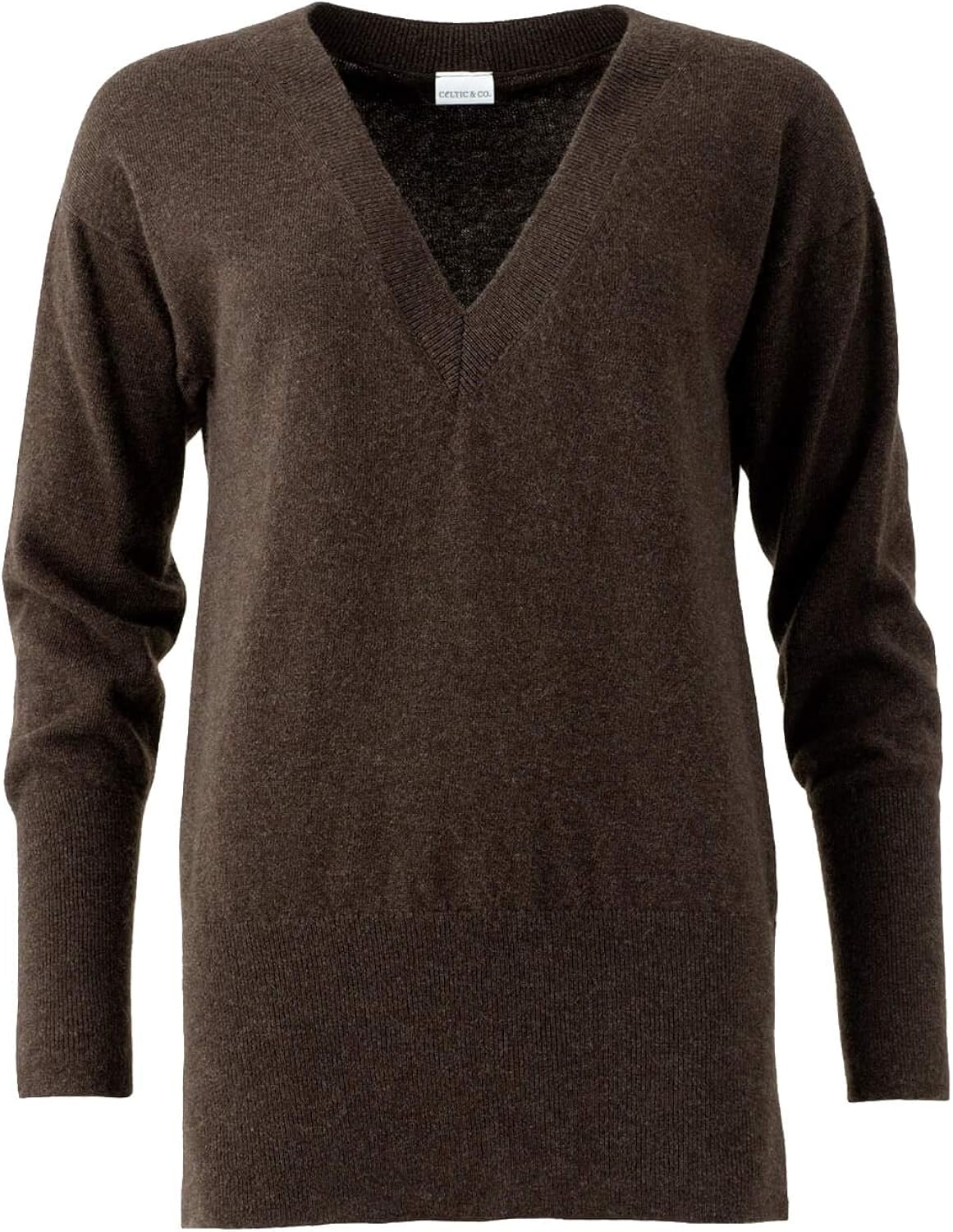 Celtic & Co. Womens 100% Geelong Lambswool Supersoft V Sweater