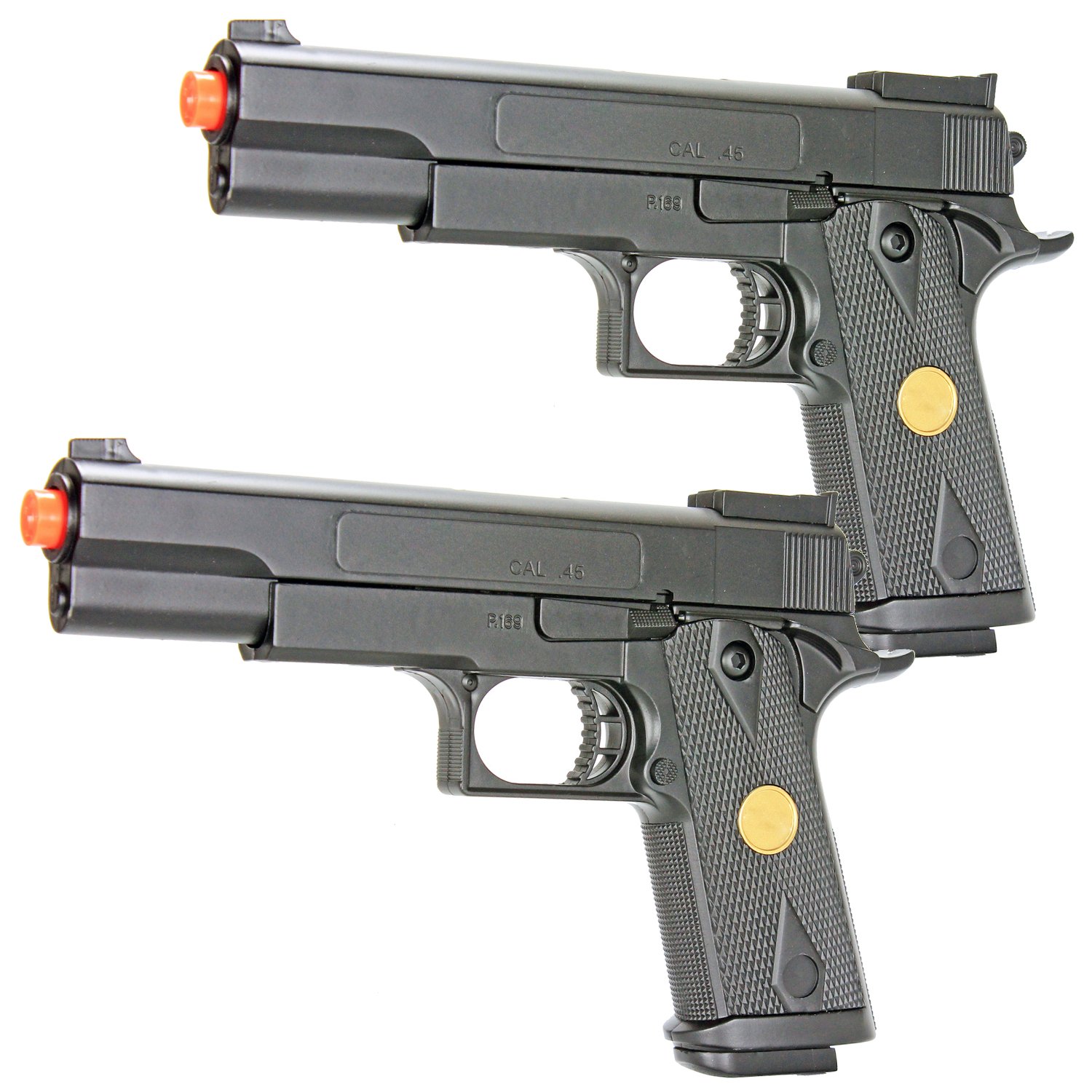 bbtac dual spring p169 spring pistols 260 fps spring airsoft gun (two